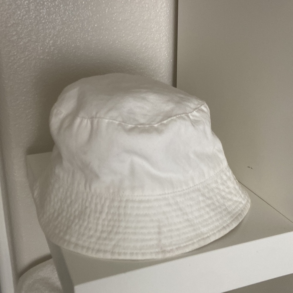 White Bucket Hat - Picture 2 of 4